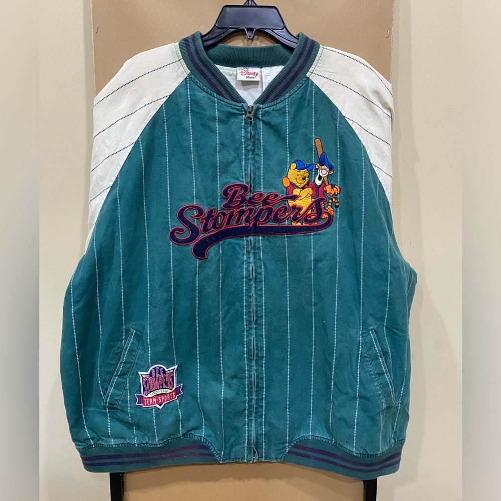 Vintage Disney Winnie The Pooh Baseball Jacket Retro Size XL - Picture 3 of 16